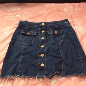 Button up skirt